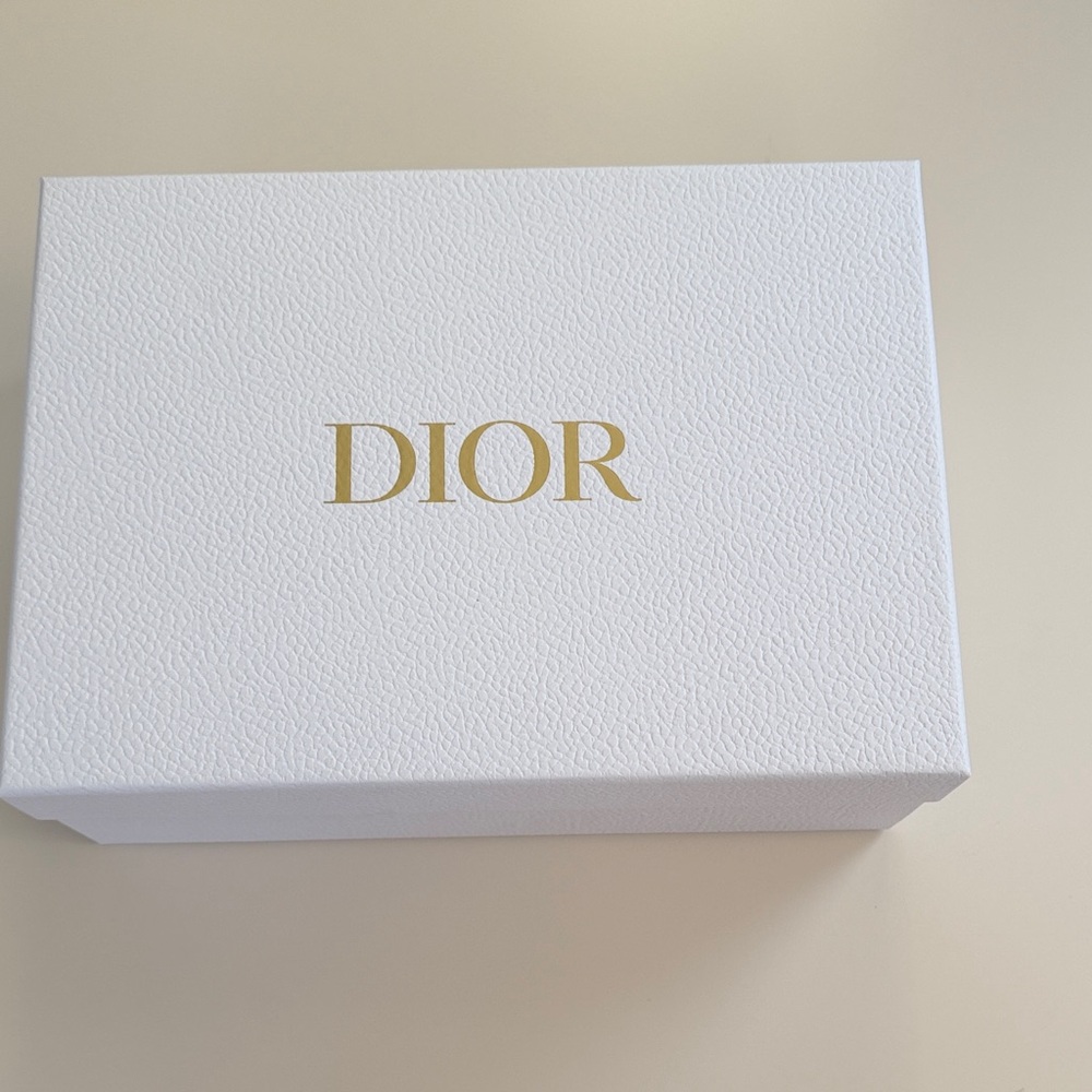 Dior White Box with Gold Logo